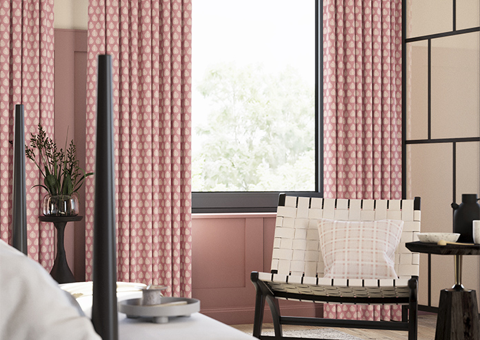 Emily Bond Jaipur, Raspberry - Made to Measure Curtains - Image 5